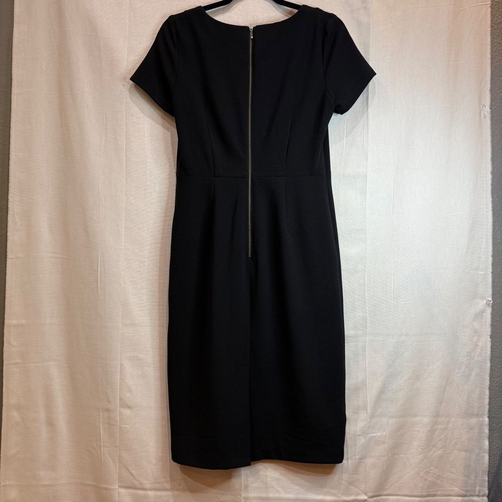 Classic Black Knee-Length Sheath Dress by Next work, Chic, Funeral, meeting